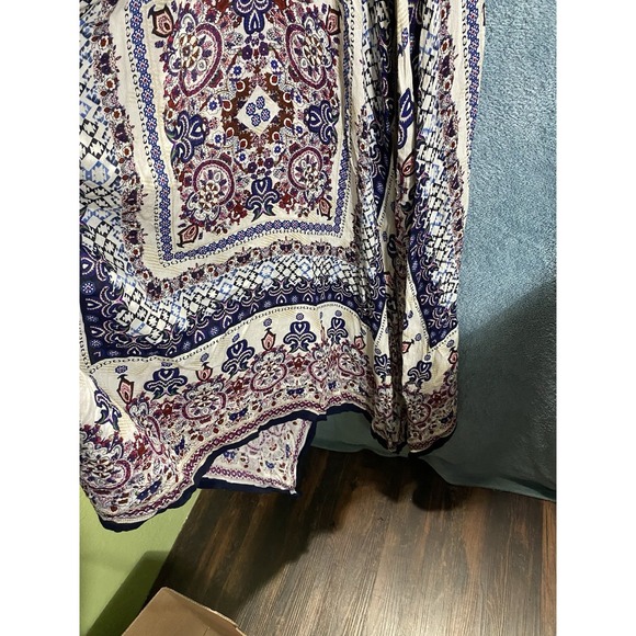 Bila Maxi Sundress Women Med Colorful BOHO Hippie Rayon Elastic V Neck India - Picture 5 of 7